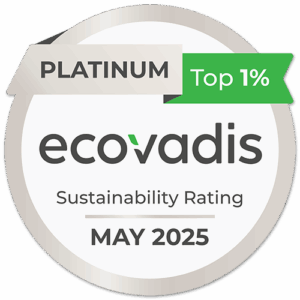 Platinum ecovadis certification emblem