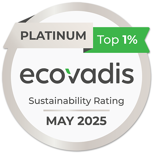 Platinum ecovadis certification emblem
